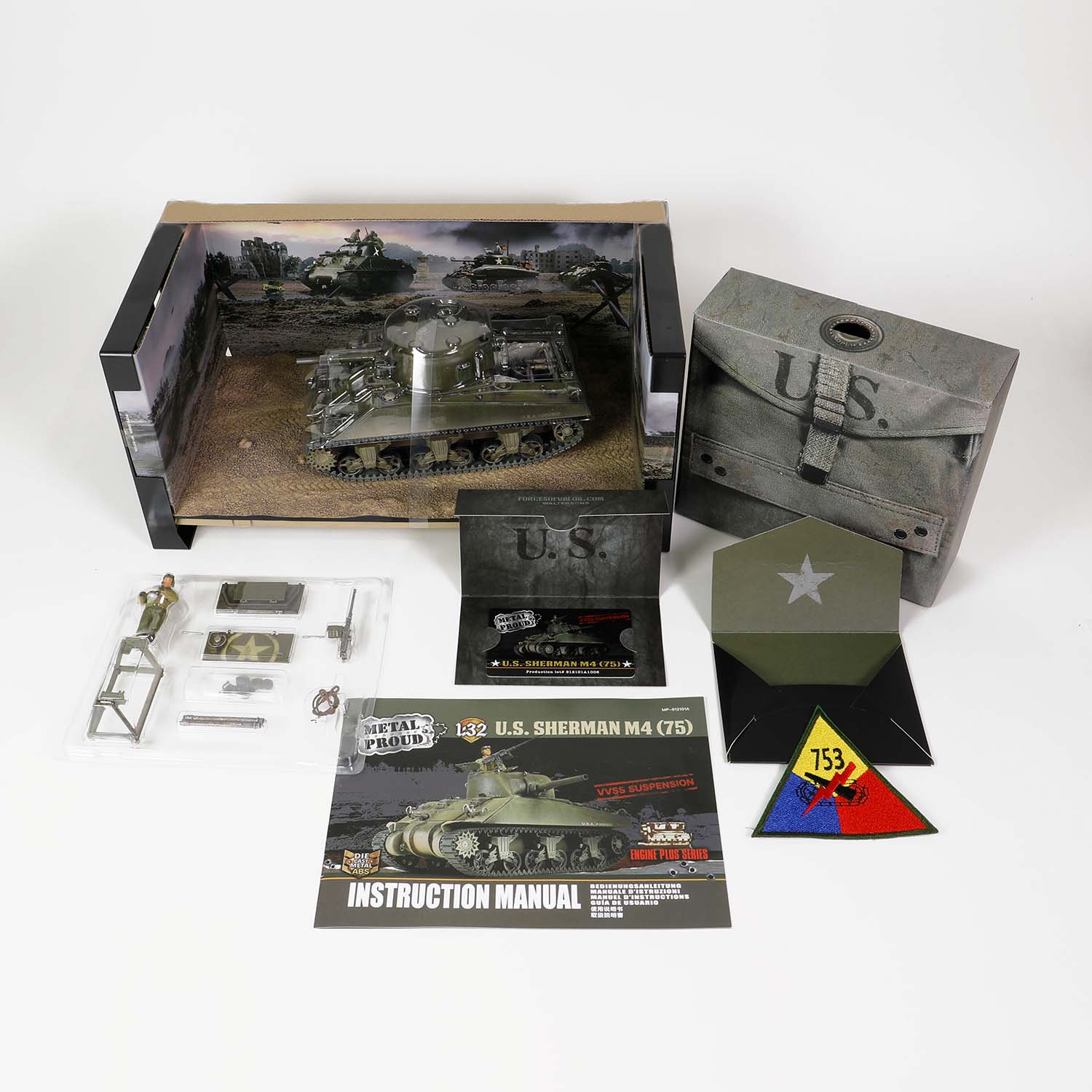 1/32 U.S. Sherman M4 (75) tank