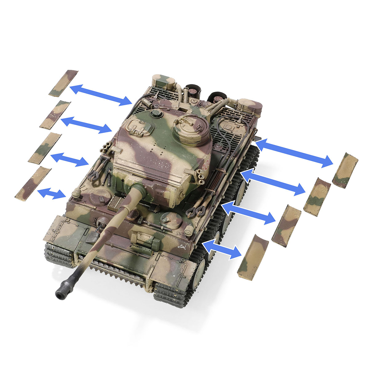 1/32 German Sd.Kfz.181 PzKpfw VI Tiger Ausf. E heavy tank (Early production model)