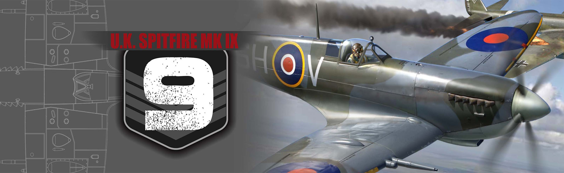 英國 "噴火" Mk. IX 戰機 - FOV版