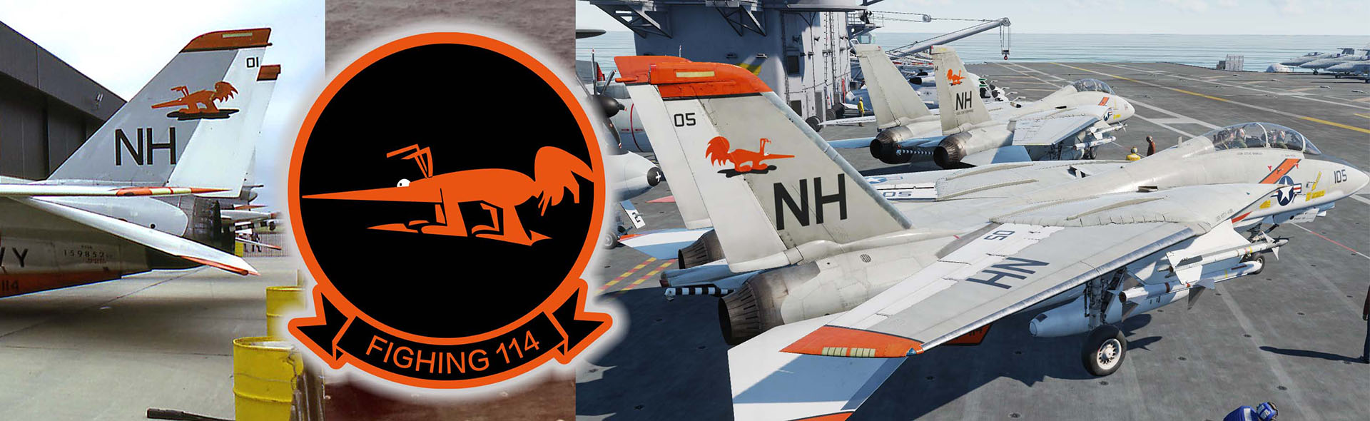 美國海軍企業號航空母艦甲板 x 傳奇 F-14 雄貓系列