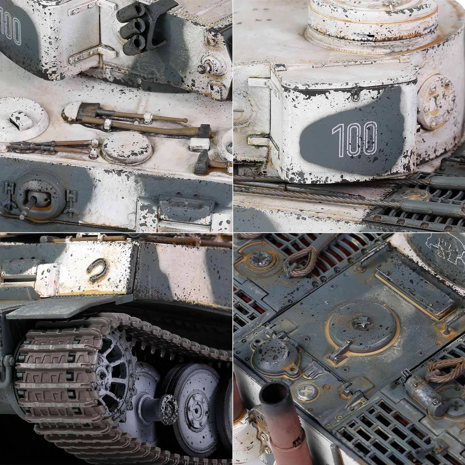 经东证的东部战线冬季迷彩涂装以及旧化效果