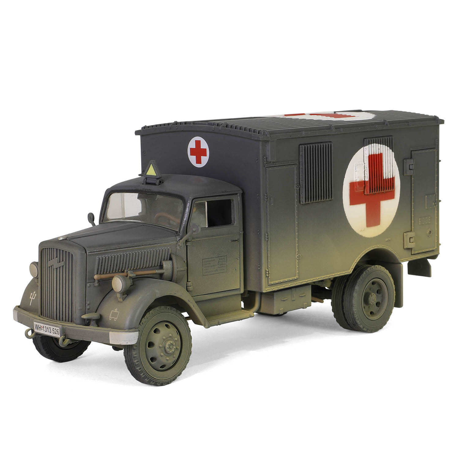 欧宝“闪电”3.6-6700A型Kfz.305救护卡车 (国防灰色涂装RAL 7021)