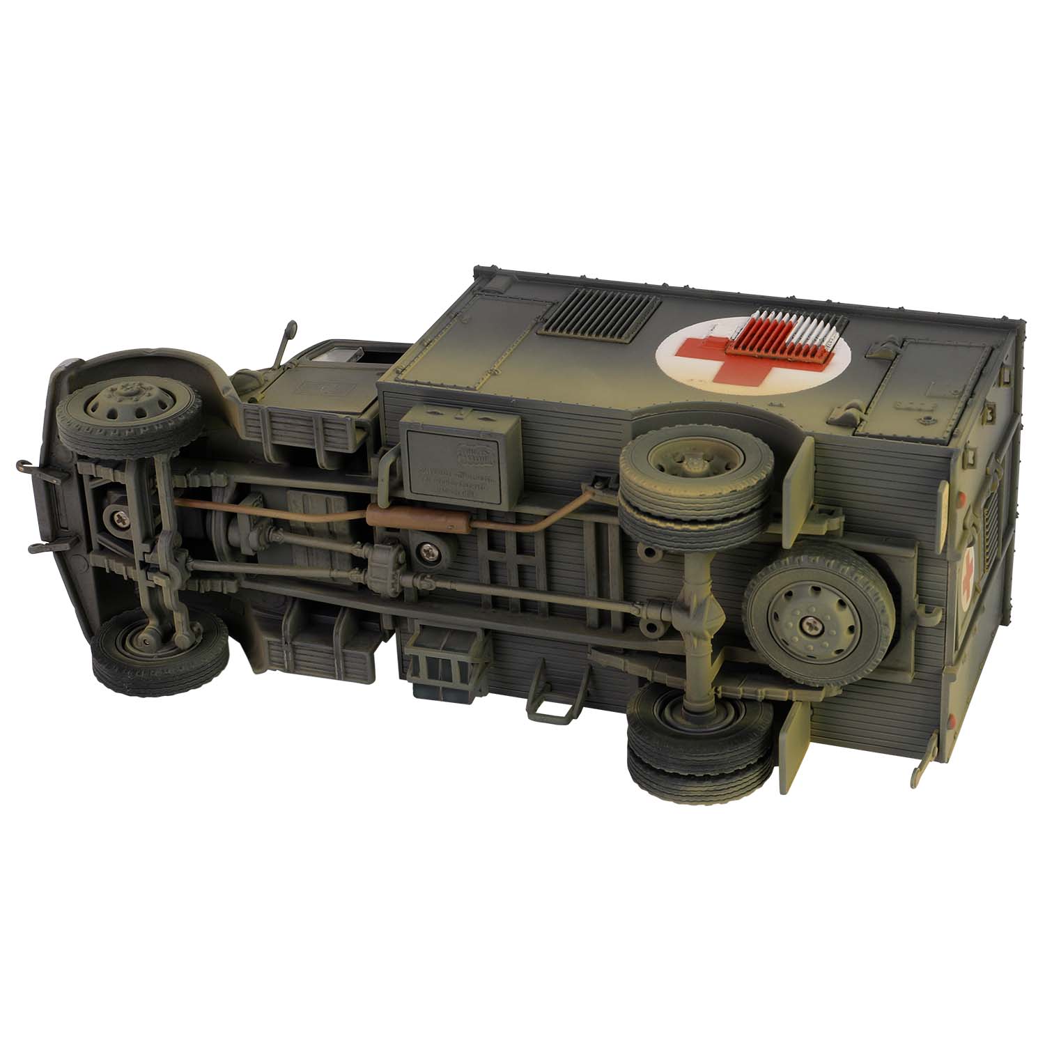 欧宝“闪电”3.6-6700A型Kfz.305救护卡车 (国防灰色涂装RAL 7021)