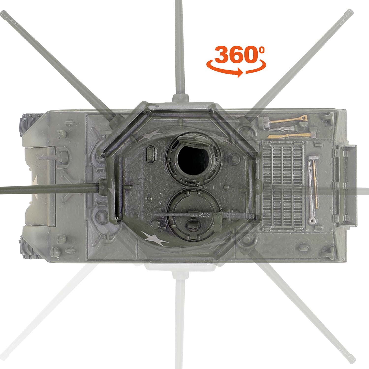 美国中型坦克谢尔曼M4A3(76)“霹雳4号”