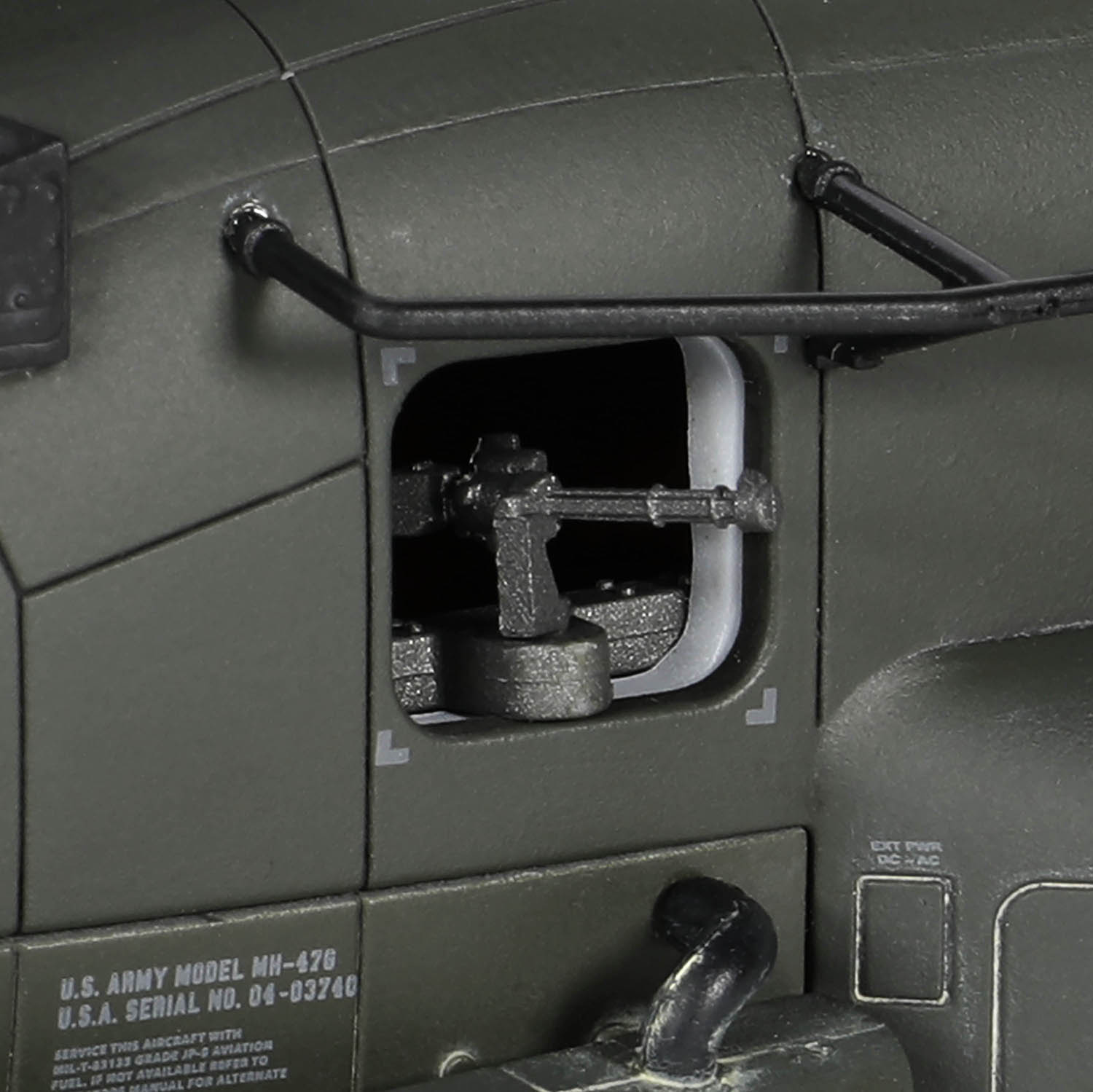 U.S. Boeing Chinook MH-47G helicopter