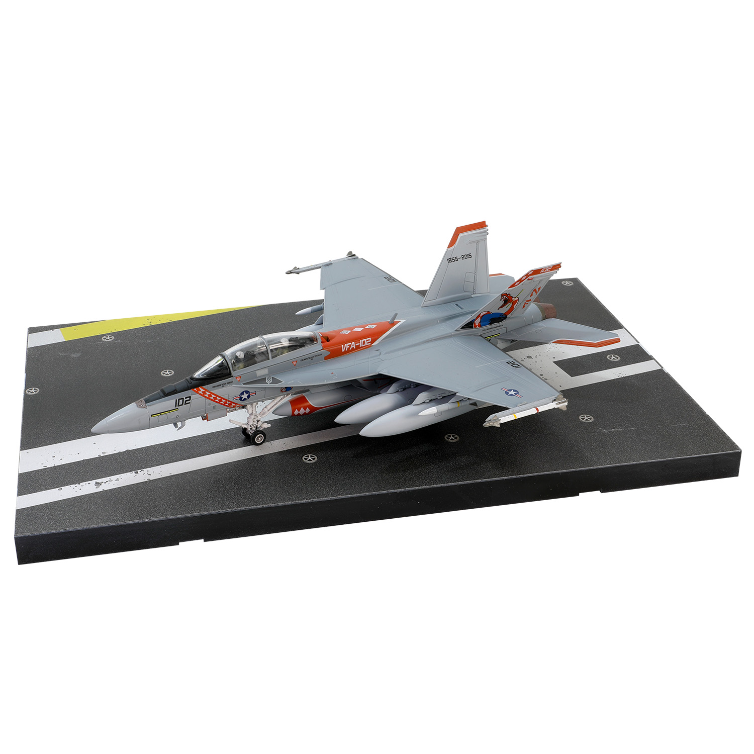 1:72 F/A-18F超級大黃蜂戰機 VFA-102 “響尾蛇”